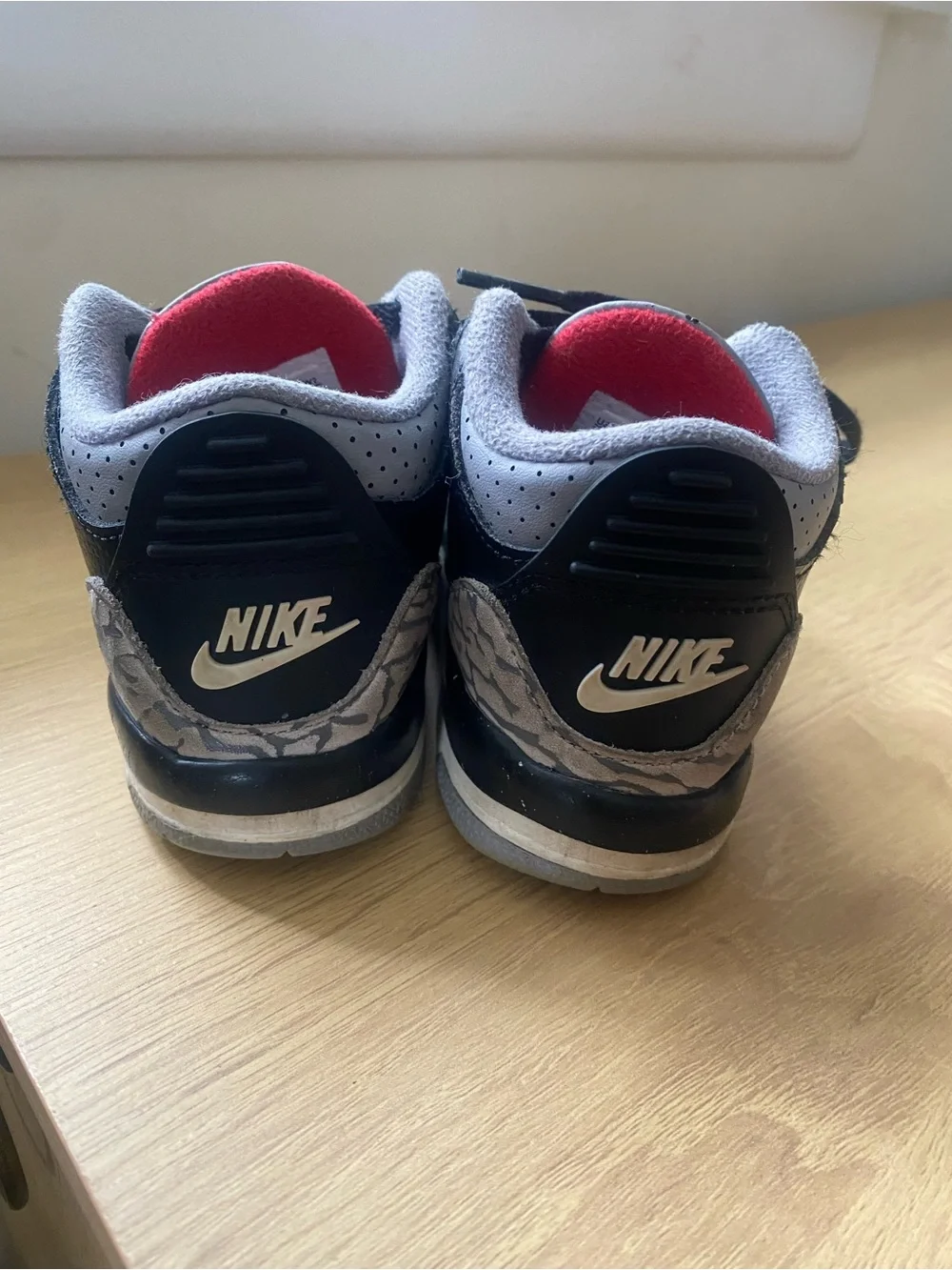 Nike Air Jordan 3 Retro Black Cement Reimagined Toddler Size 8C